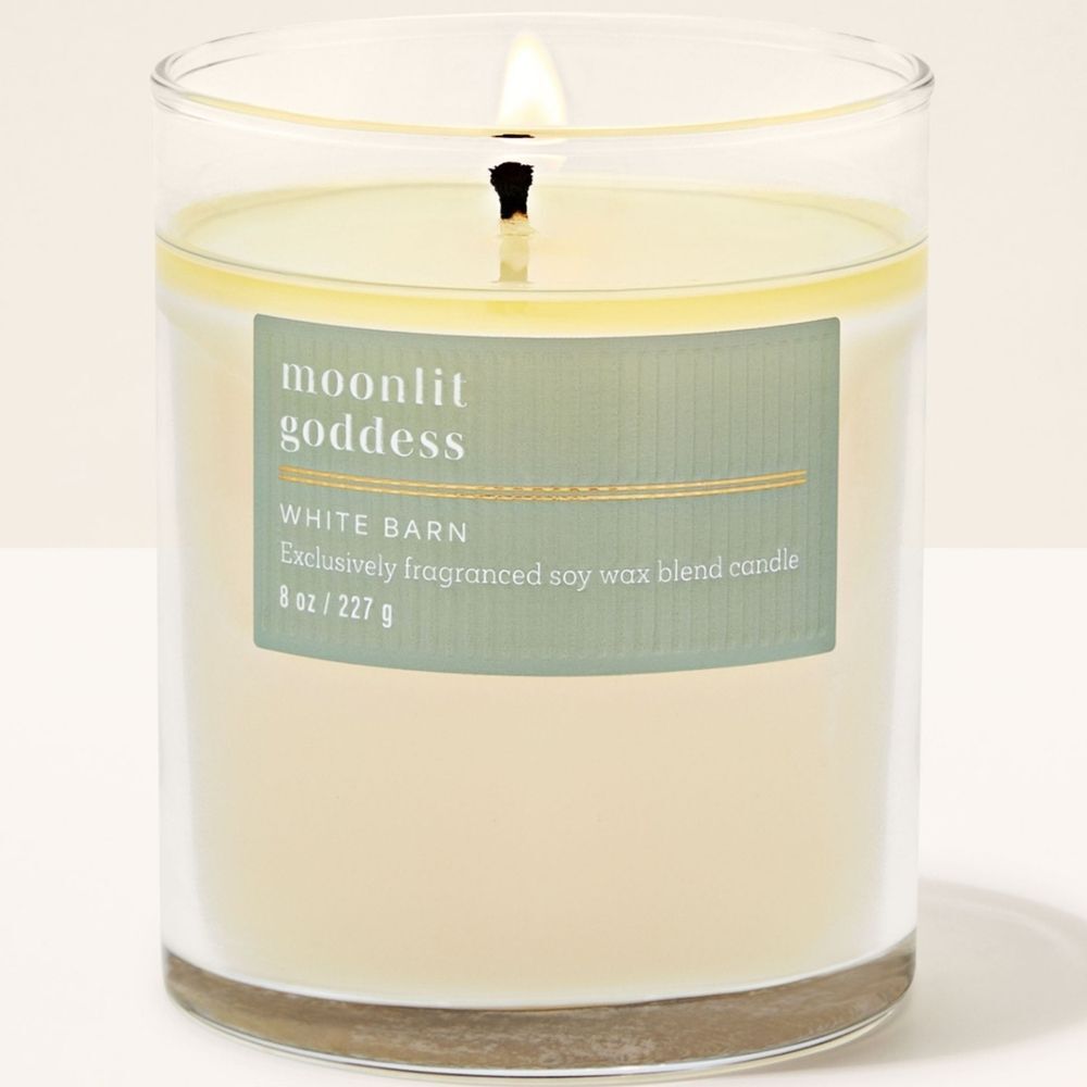 Bath Body Works White Barn Moonlit Goddess Single Wick Candle 8oz NEW